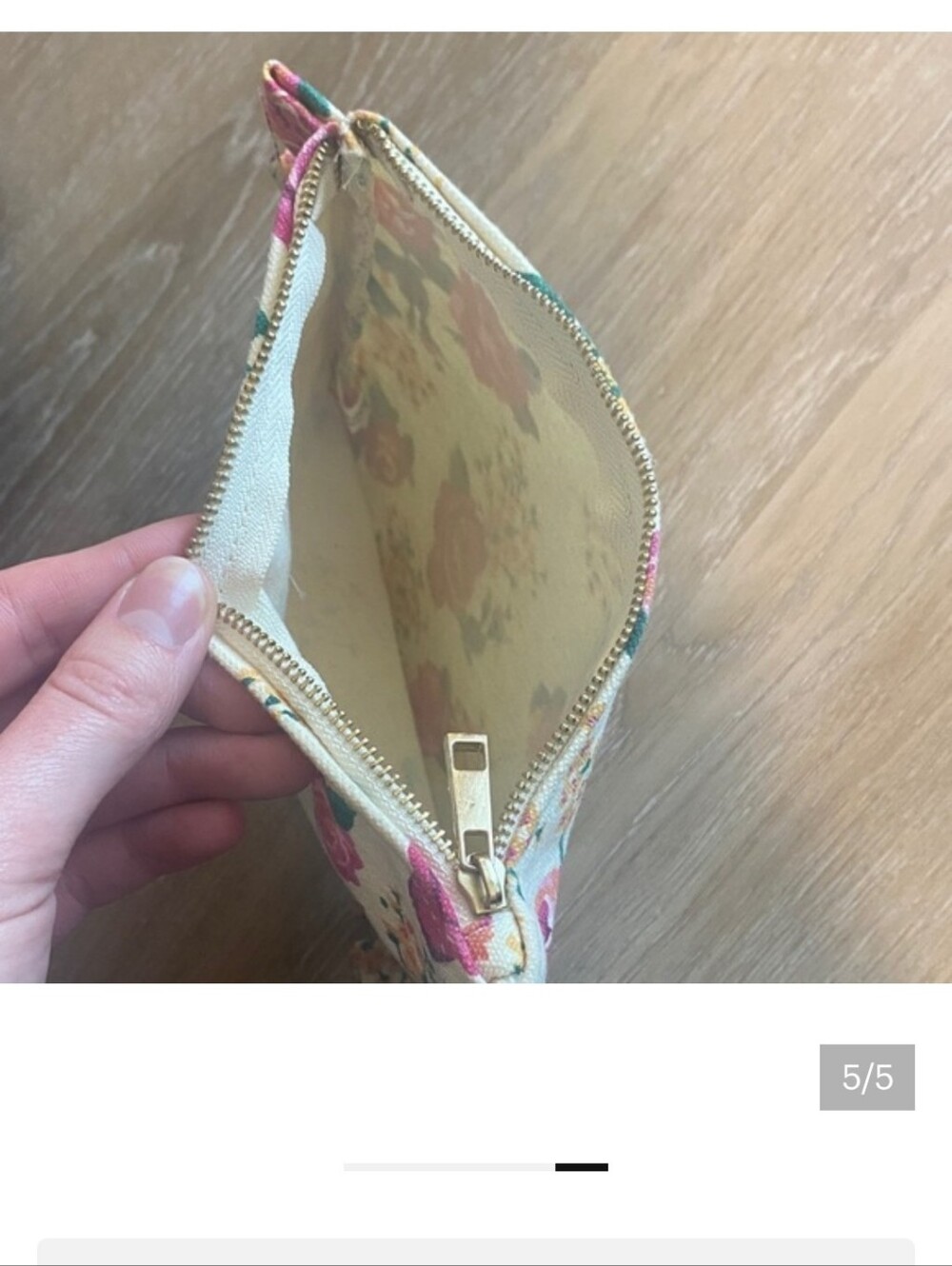Sezane Floral Ruffle Pouch - Picture 3 of 3